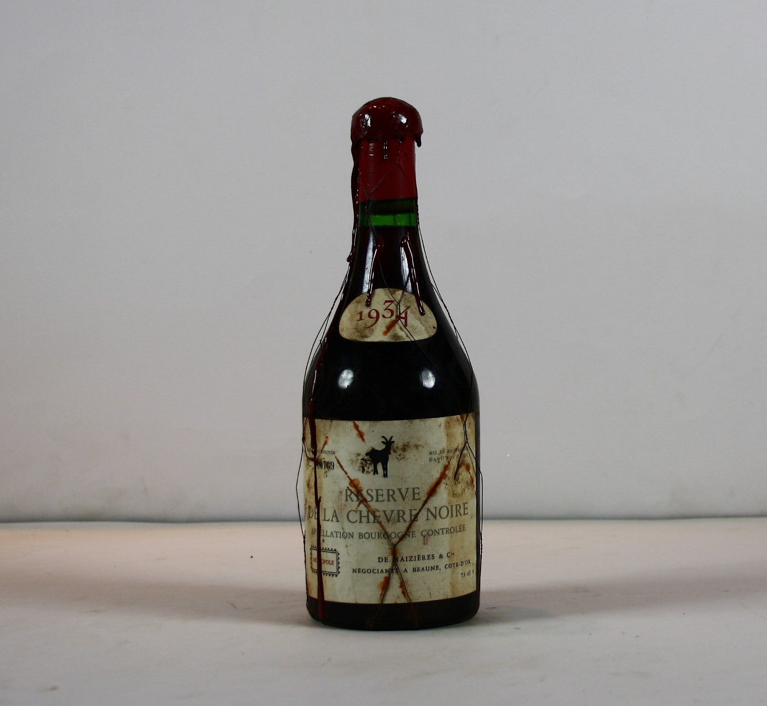 1934 De Maizieres, Pinot Noir, Le Chevre Noir, Reserve