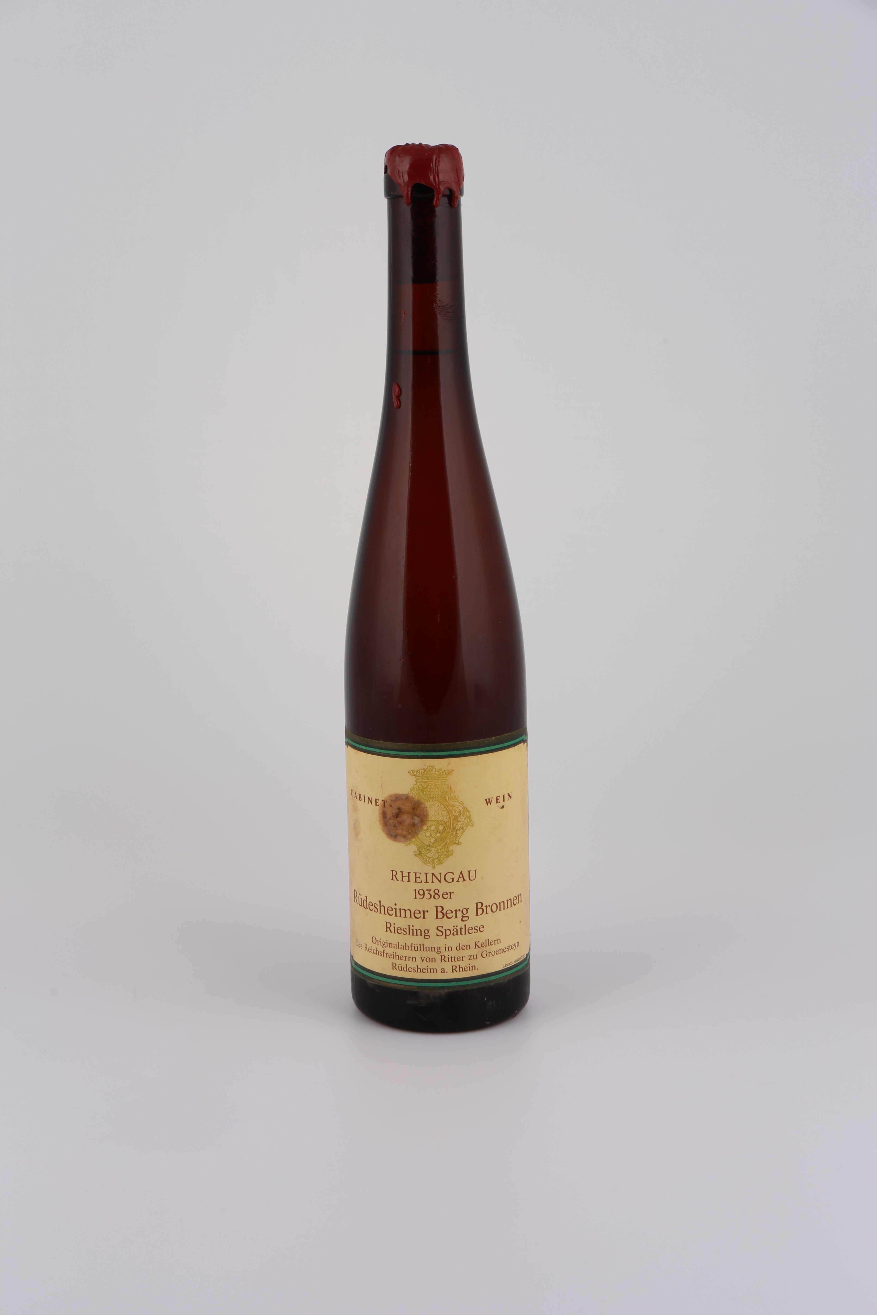 1938 Reichsfreiherr von Ritter zu Groeneteyn, Riesling, Spätlese, fruchtig