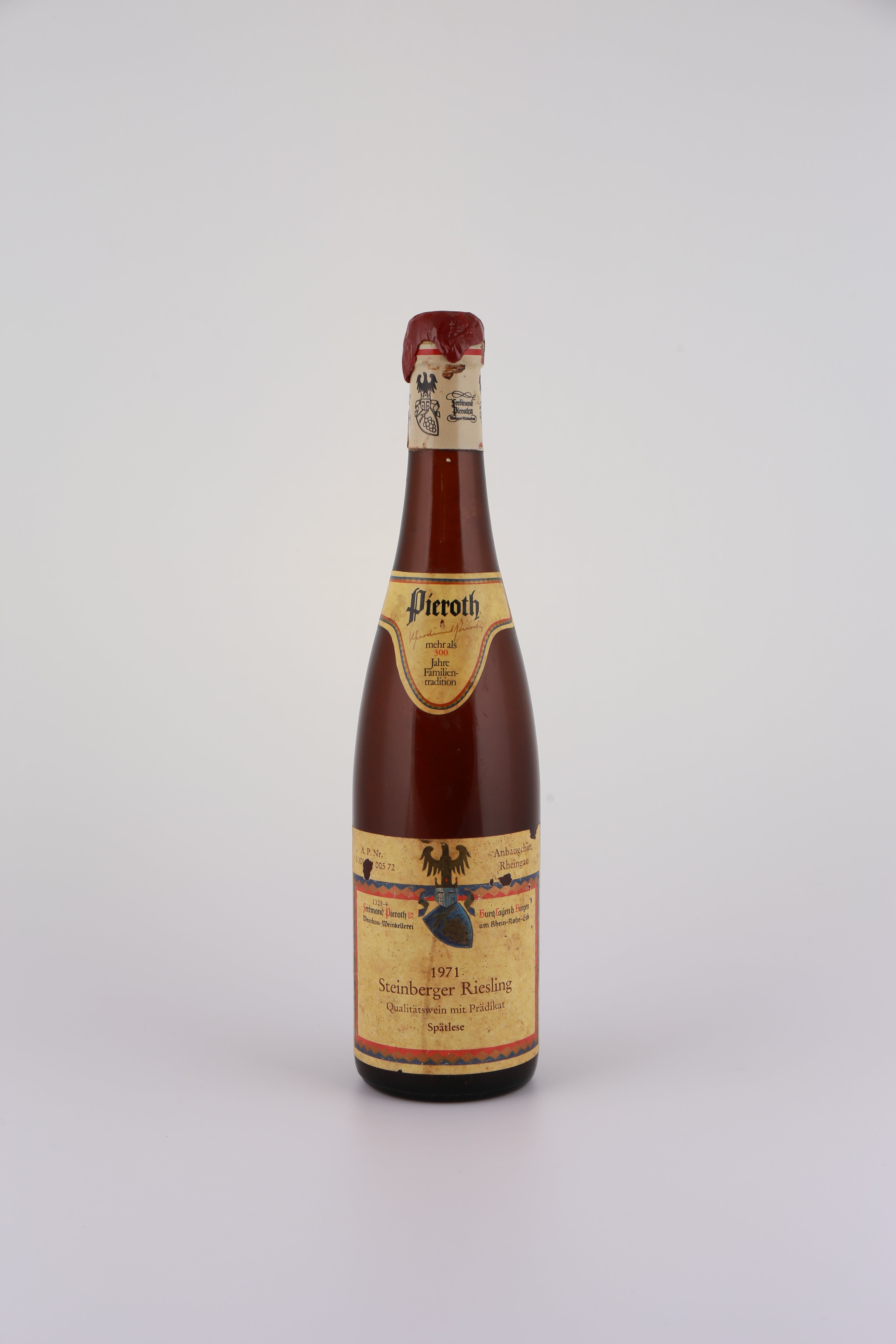 1971 Ferdinand Pieroth, Riesling, Steinberger Riesling, Spätlese