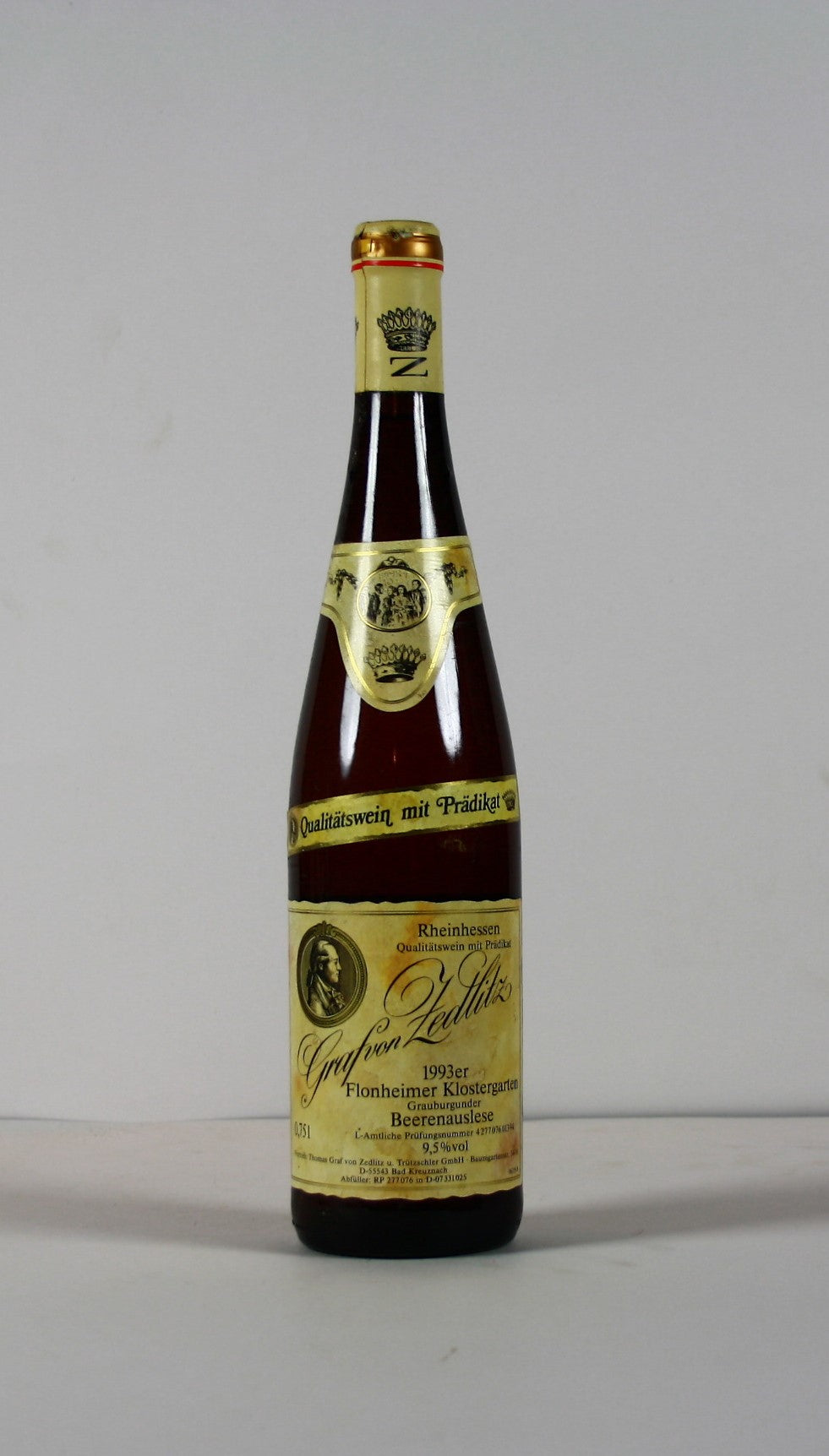 1993 Graf von Zedlitz, Grauburgunder, Flonheimer Klostergarten, Beerenauslese
