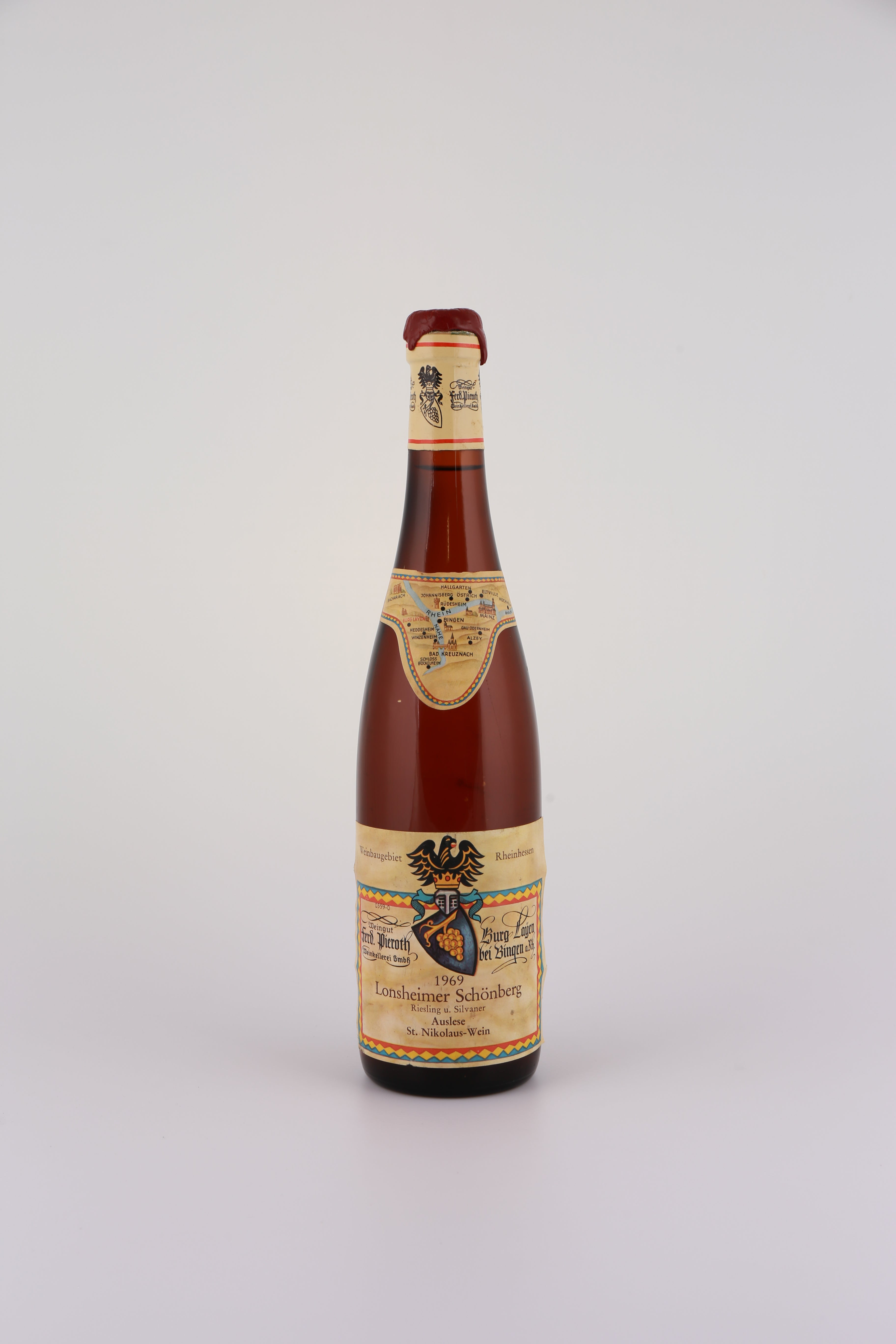 1969 Ferdinand Pieroth, Riesling u. Silvaner, Lonsheimer Schönberg, Auslese