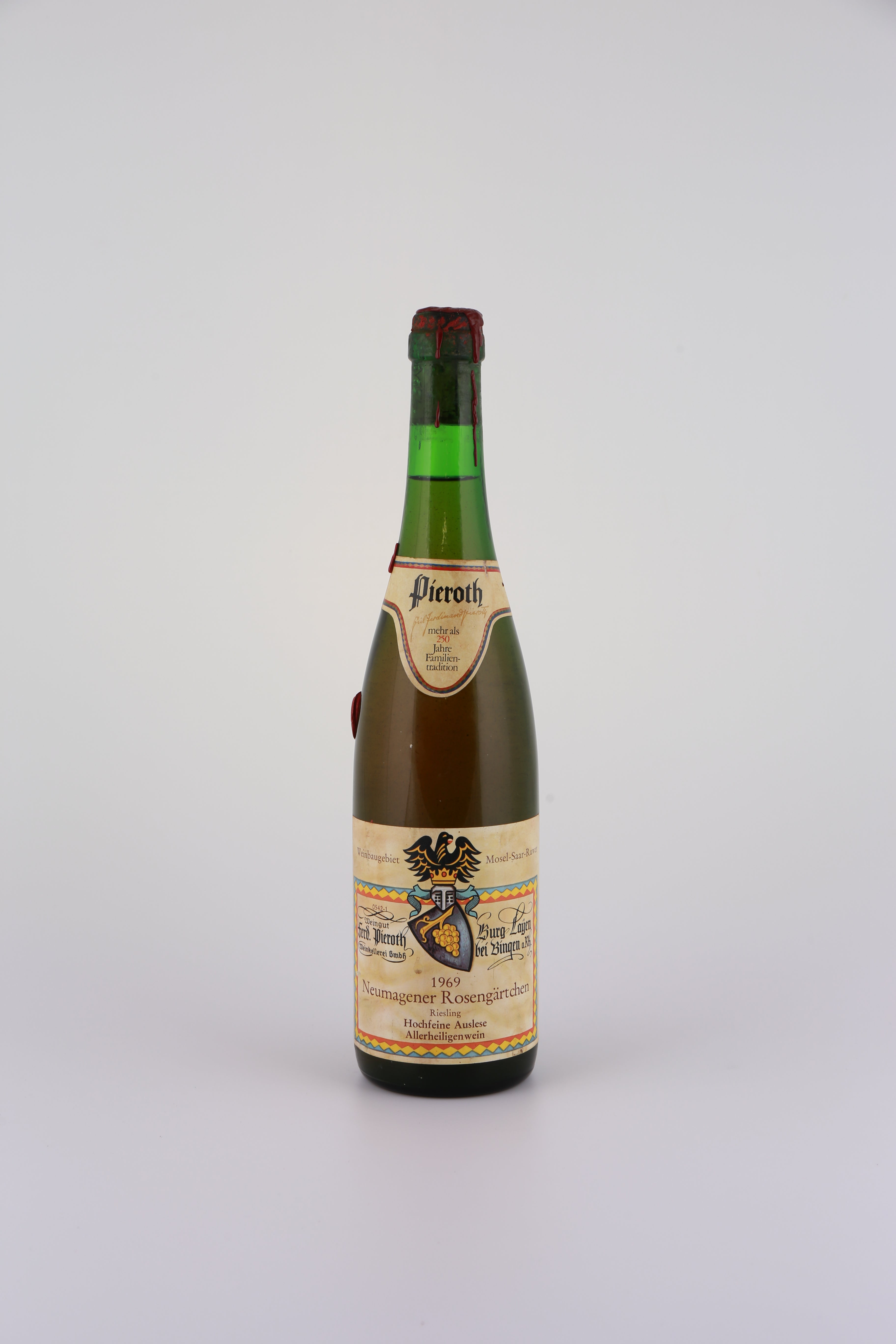 1969 Ferdinand Pieroth, Riesling, Neugmagener Rosengärtchen, hochfeine Auslese