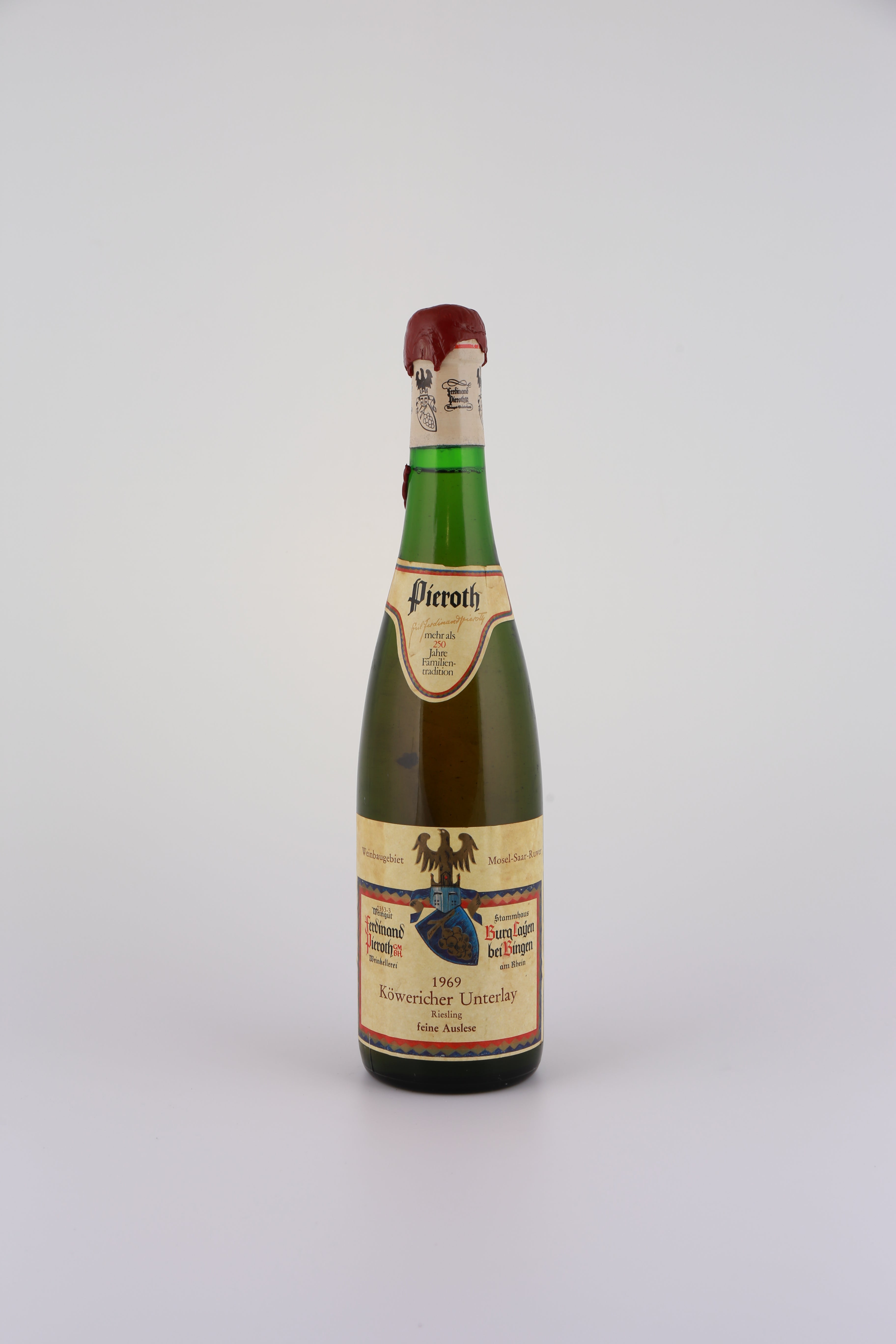 1969 Ferdinand Pieroth, Riesling, Köwericher Unterlay, feine Auslese