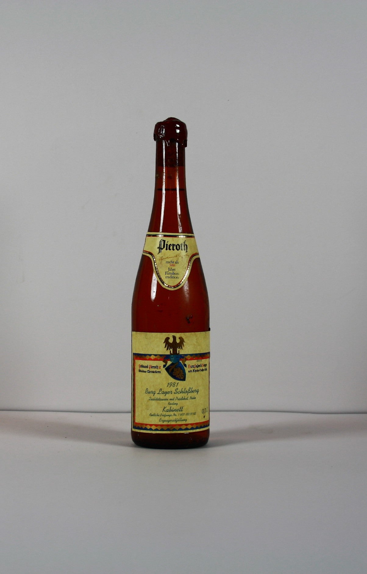 1981 Ferdinand Pieroth, Riesling, Burg Layer Schlossberg, Kabinett
