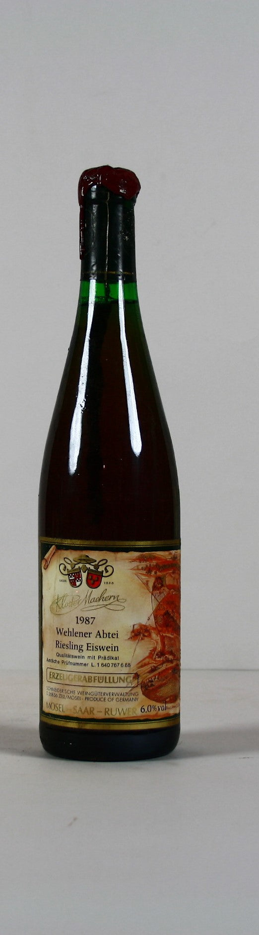 1987 Kloster Machern, Riesling, Wehlener Abtei, Eiswein