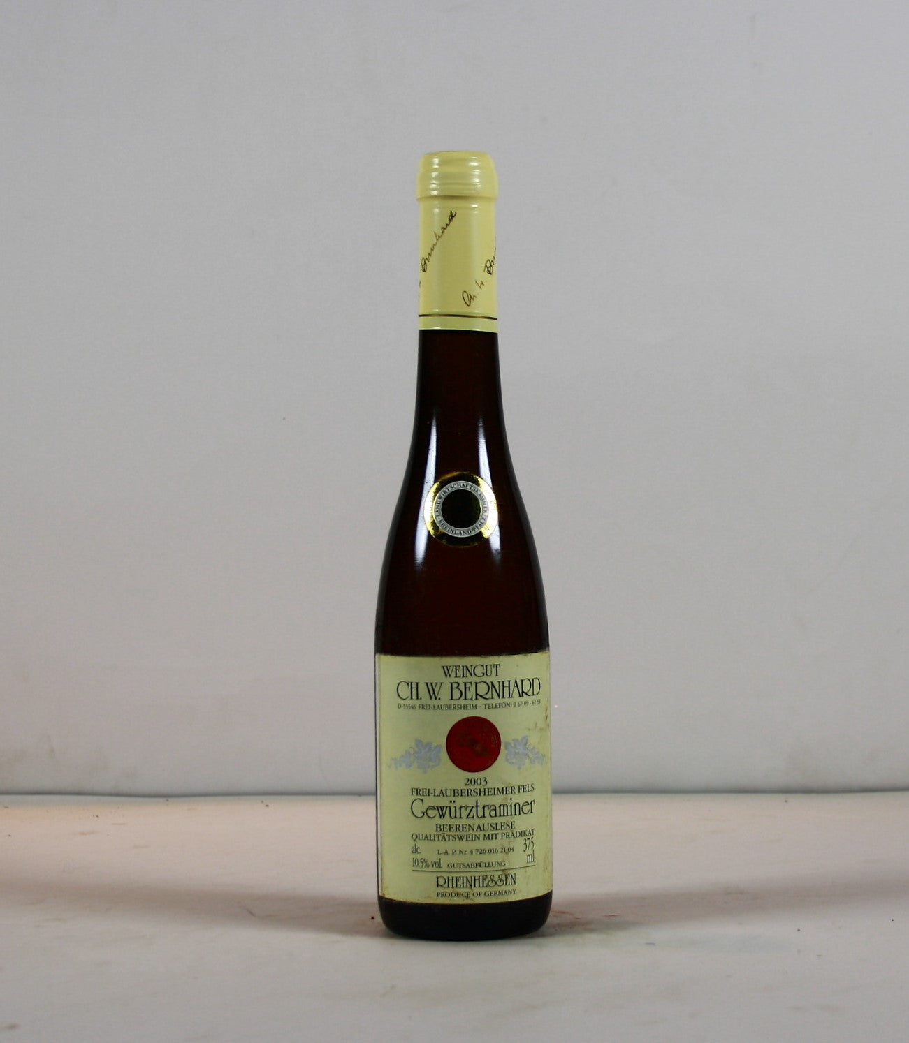 2003 Weingut Ch. W. Bernhard, Gewürztraminer, Frei-Laubersheimer Fels, Beerenauslese