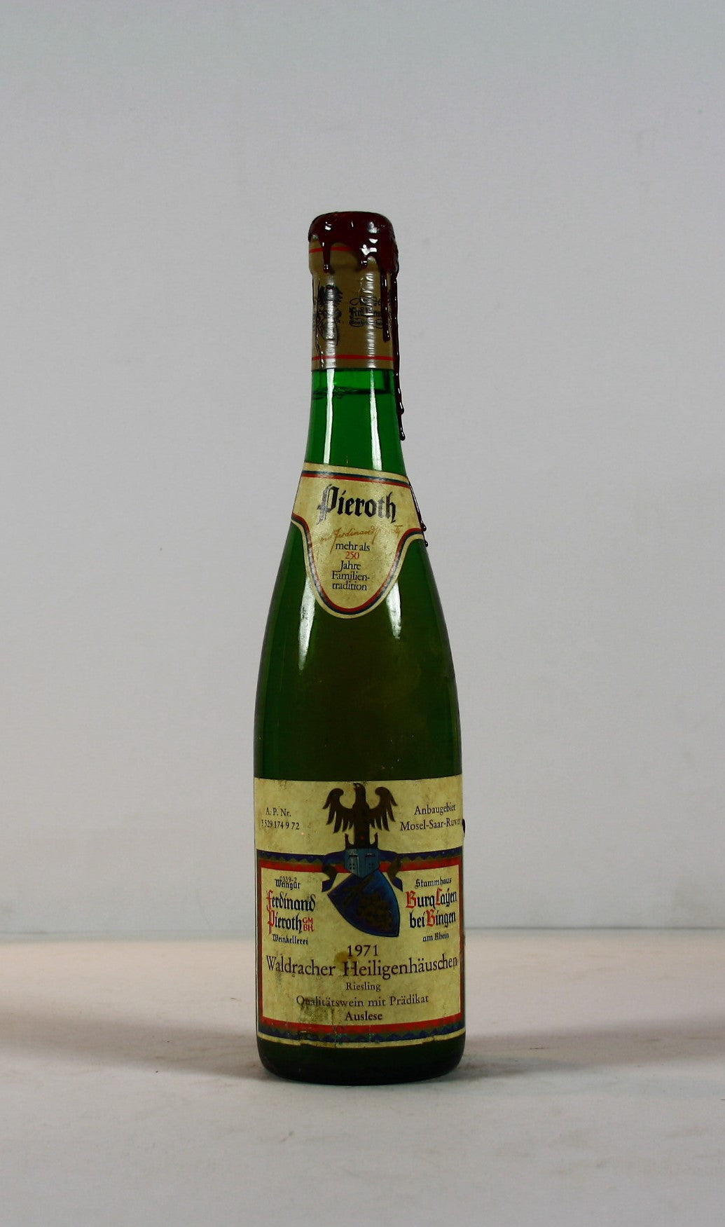 1971 Ferdinand Pieroth, Riesling, Waldracher Heiligenhäuschen, Auslese