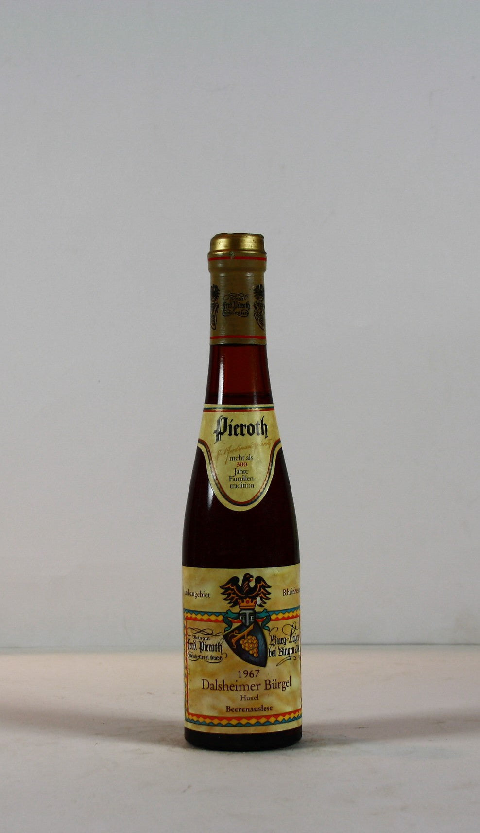 1967 Ferdinand Pieroth, Huxelrebe, Dalsheimer Bürgel, Beerenauslese