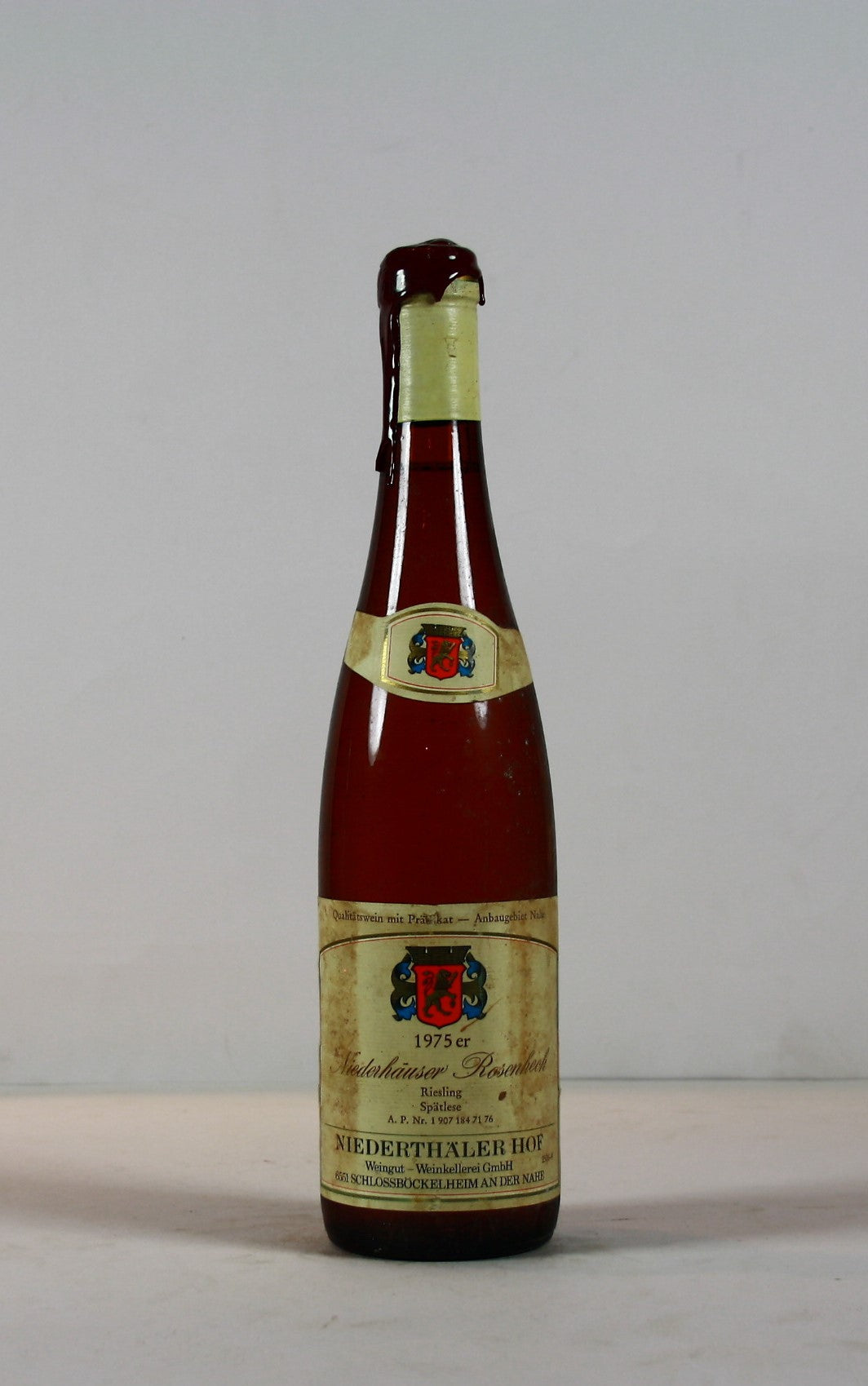 1975 Niederthäler Hof, Riesling, Niederhäuser Rosenheck, Spätlese