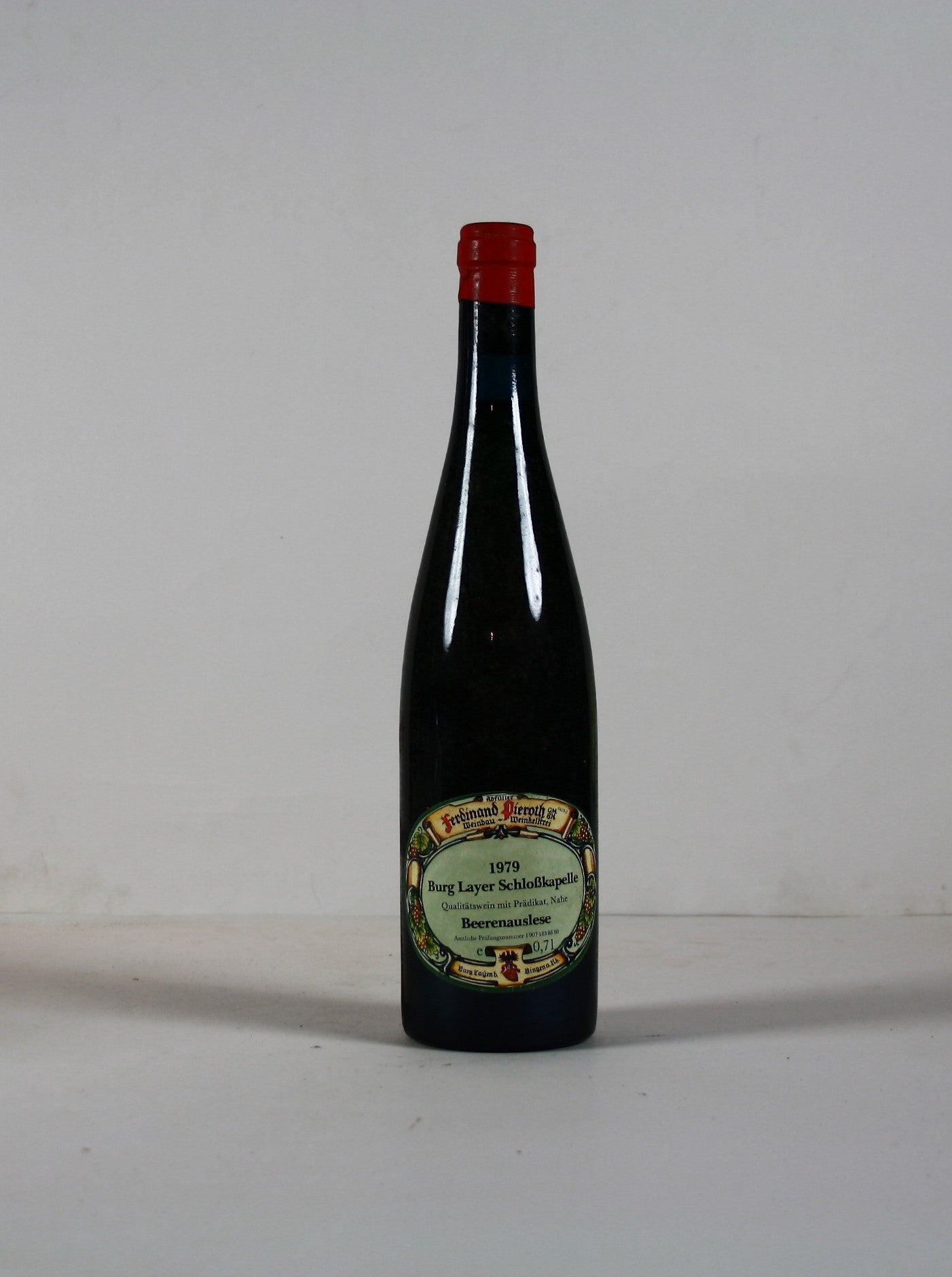 1979 Ferdinand Pieroth, unklar, Burg Layer Schlosskapelle, Beerenauslese