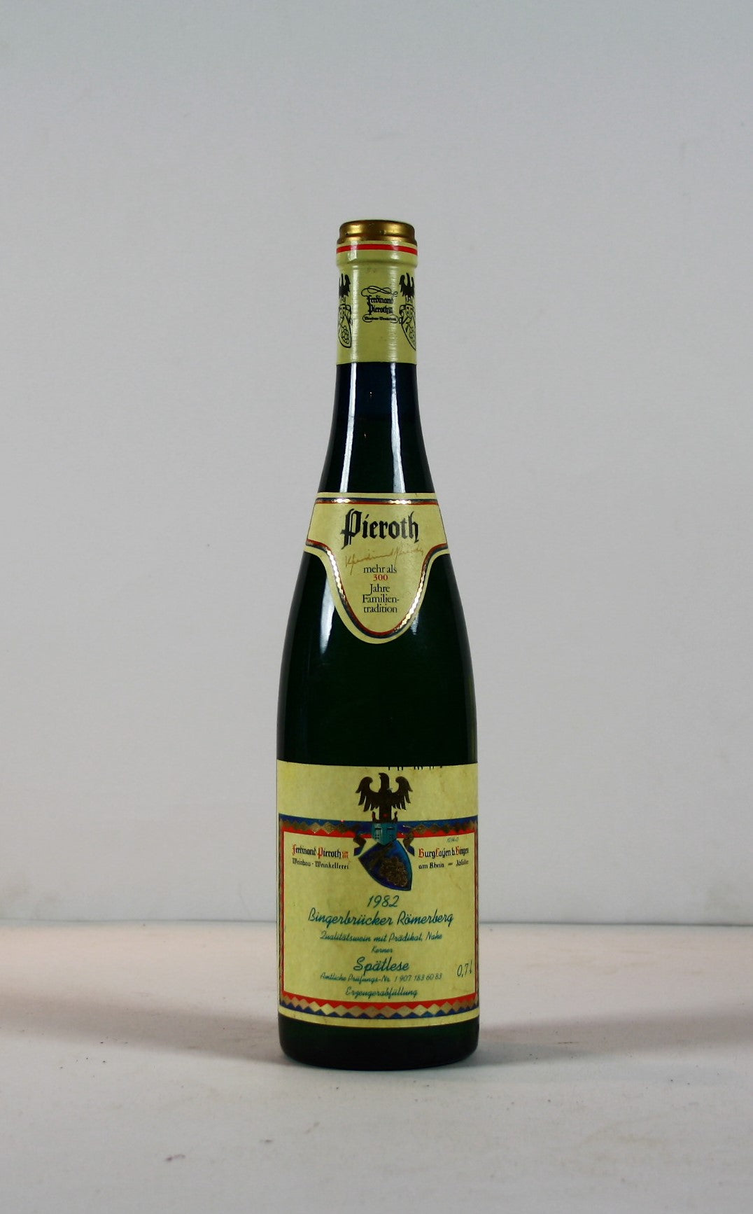 1982 Ferdinand Pieroth, Kerner, Bingerbrücker Römerberg, Spätlese
