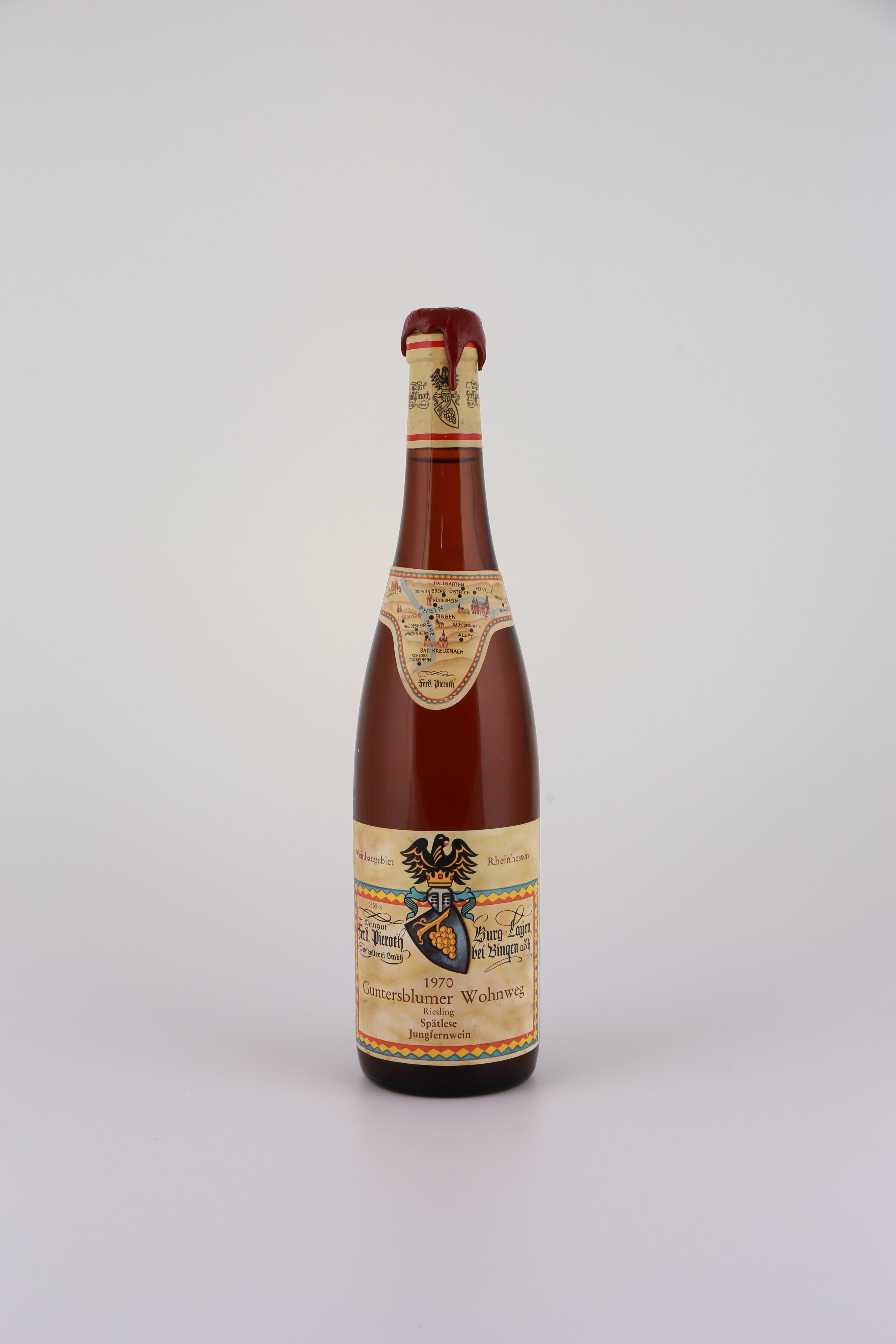1970 Ferdinand Pieroth, Riesling, Guntersblumer Wohnweg, Spätlese