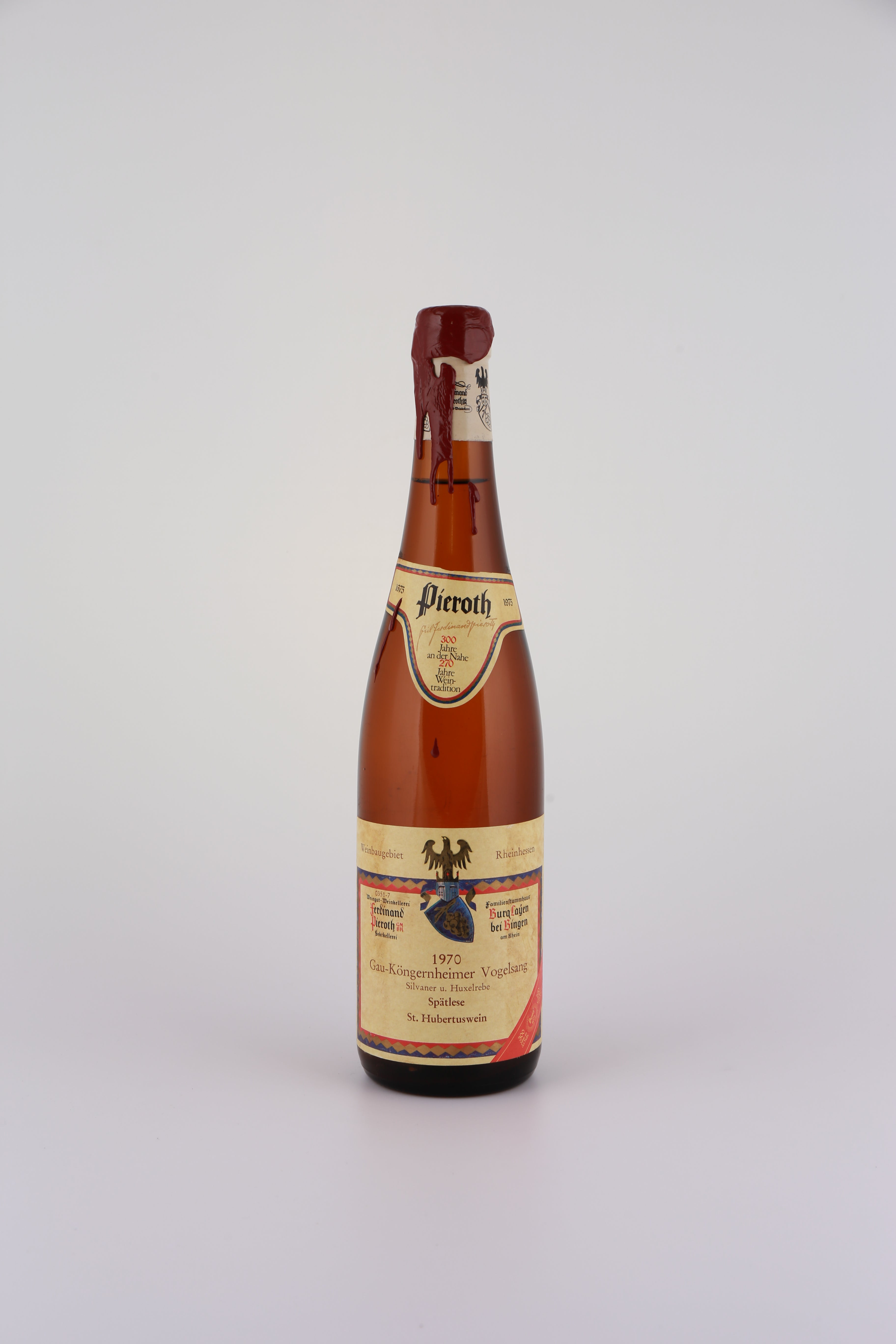 1970 Ferdinand Pieroth, Silvaner u. Huxelrebe, Gau-Köngernheimer Vogelsang, Spätlese