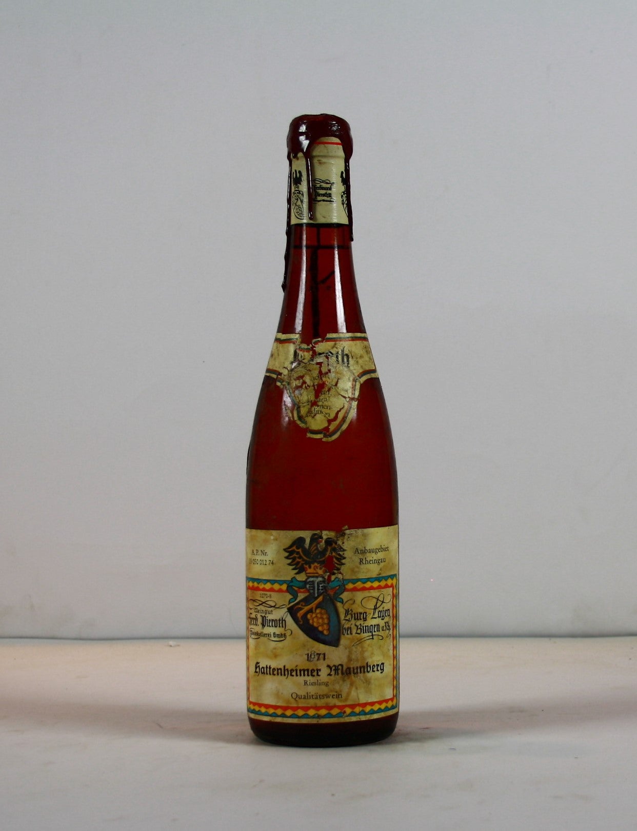 1971 Ferdinand Pieroth, Riesling, Hattenheimer Maunberg, Qba
