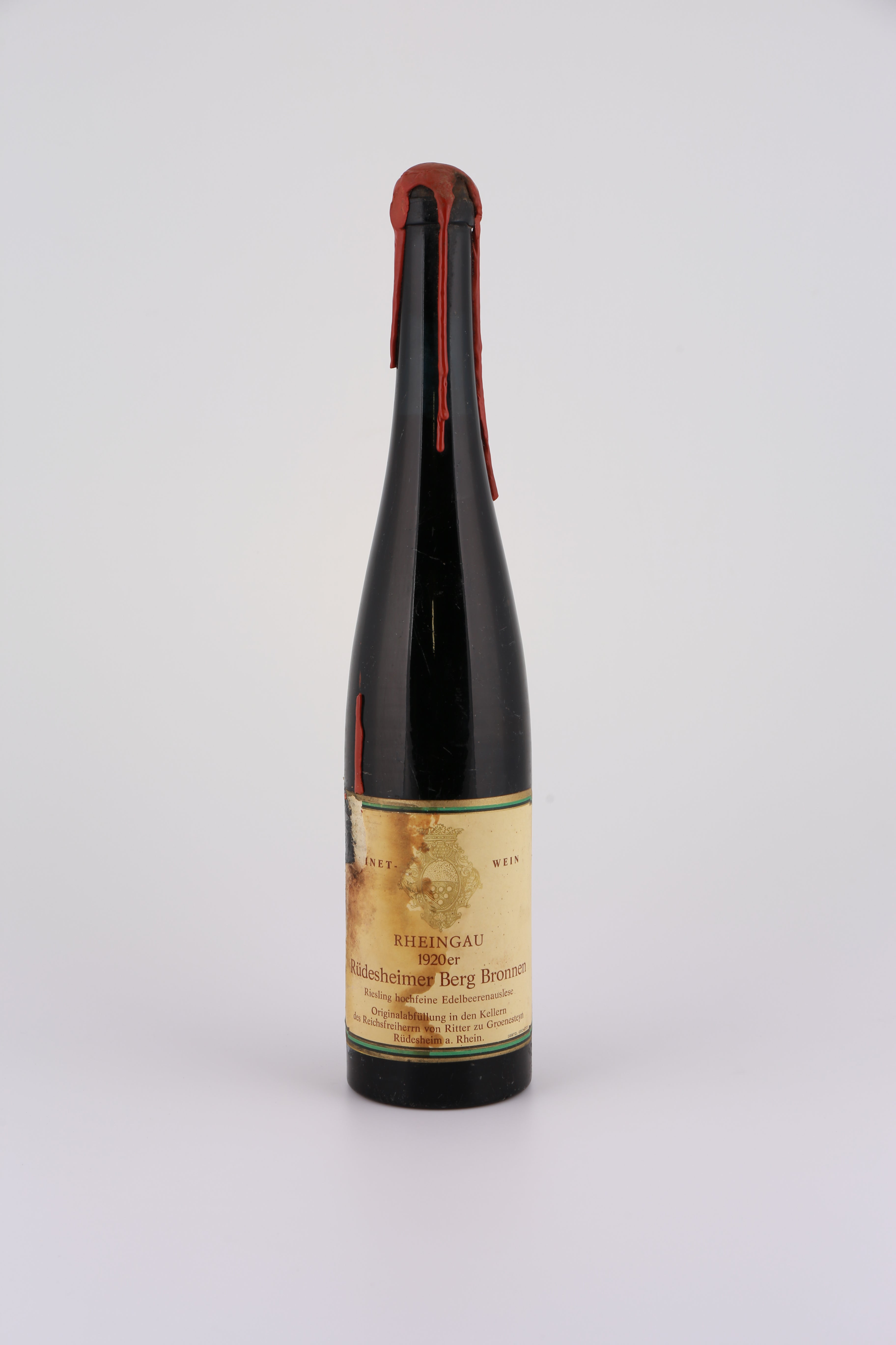 1920 Reichsfreiherr von Ritter zu Groeneteyn, Riesling, Edelbeerenauslese, edelsüß, Cabinettwein
