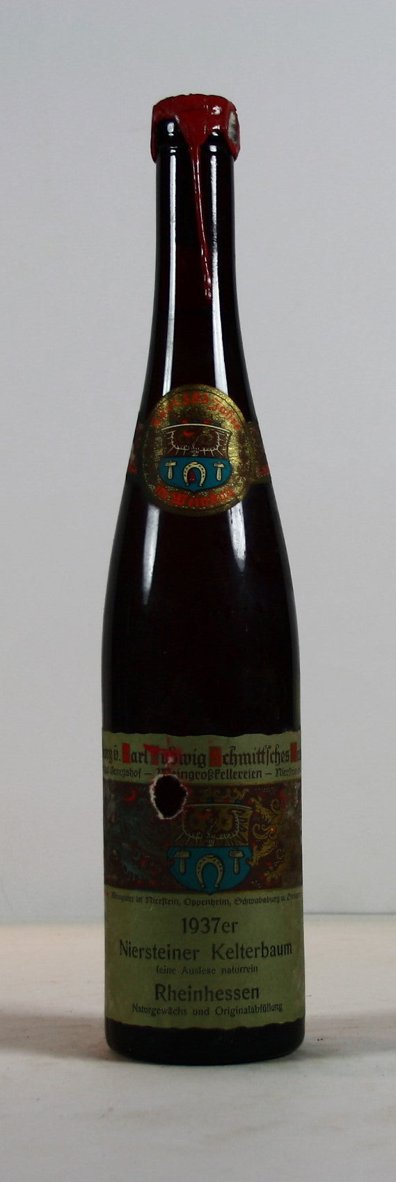 1937 Karl Ludwig Schmitt, Riesling, feine Auslese, fruchtig, naturrein