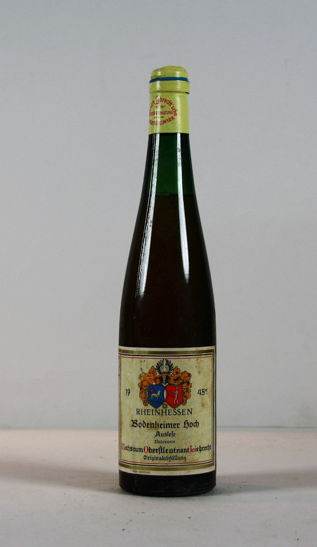 1945 Wachstum Oberleutnant Liebrecht, Riesling, Auslese, fruchtig, naturrein