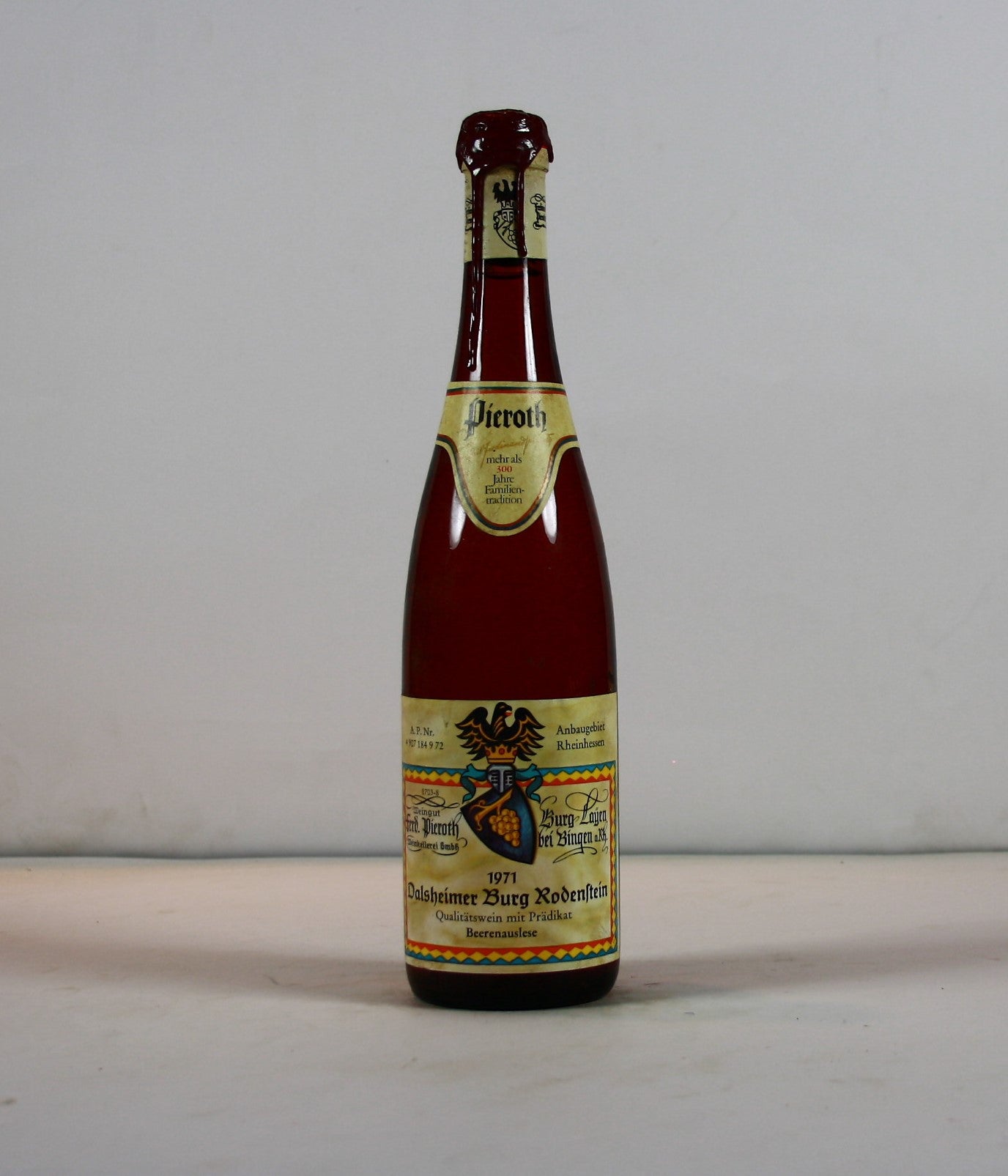 1971 Ferdinand Pieroth, Riesling, Dalsheimer Burg Rodenstein, Beerenauslese