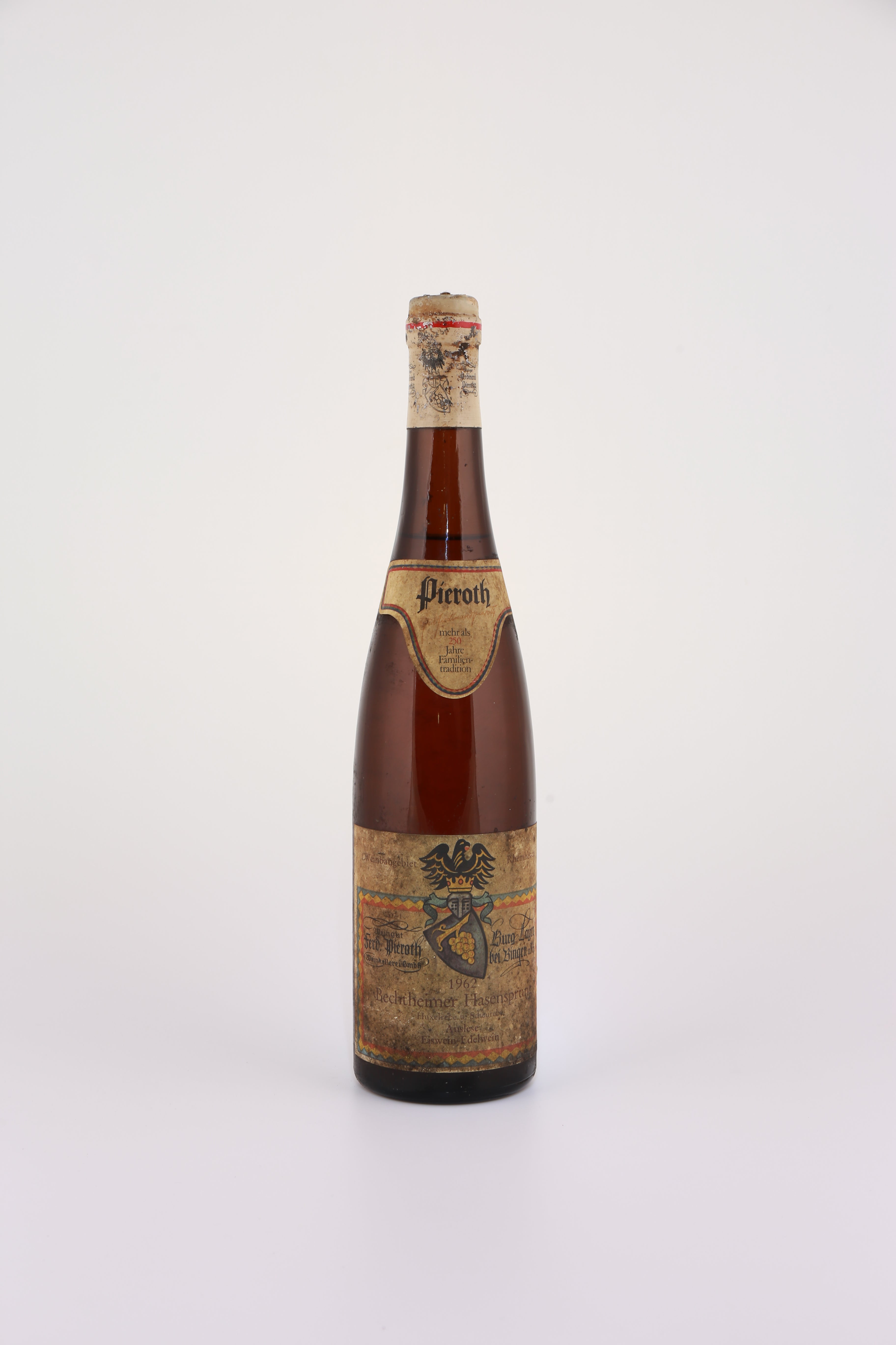 1962 Ferdinand Pieroth, Huxelrebe u. Scheurebe, Auslese-Eiswein, edelsüß