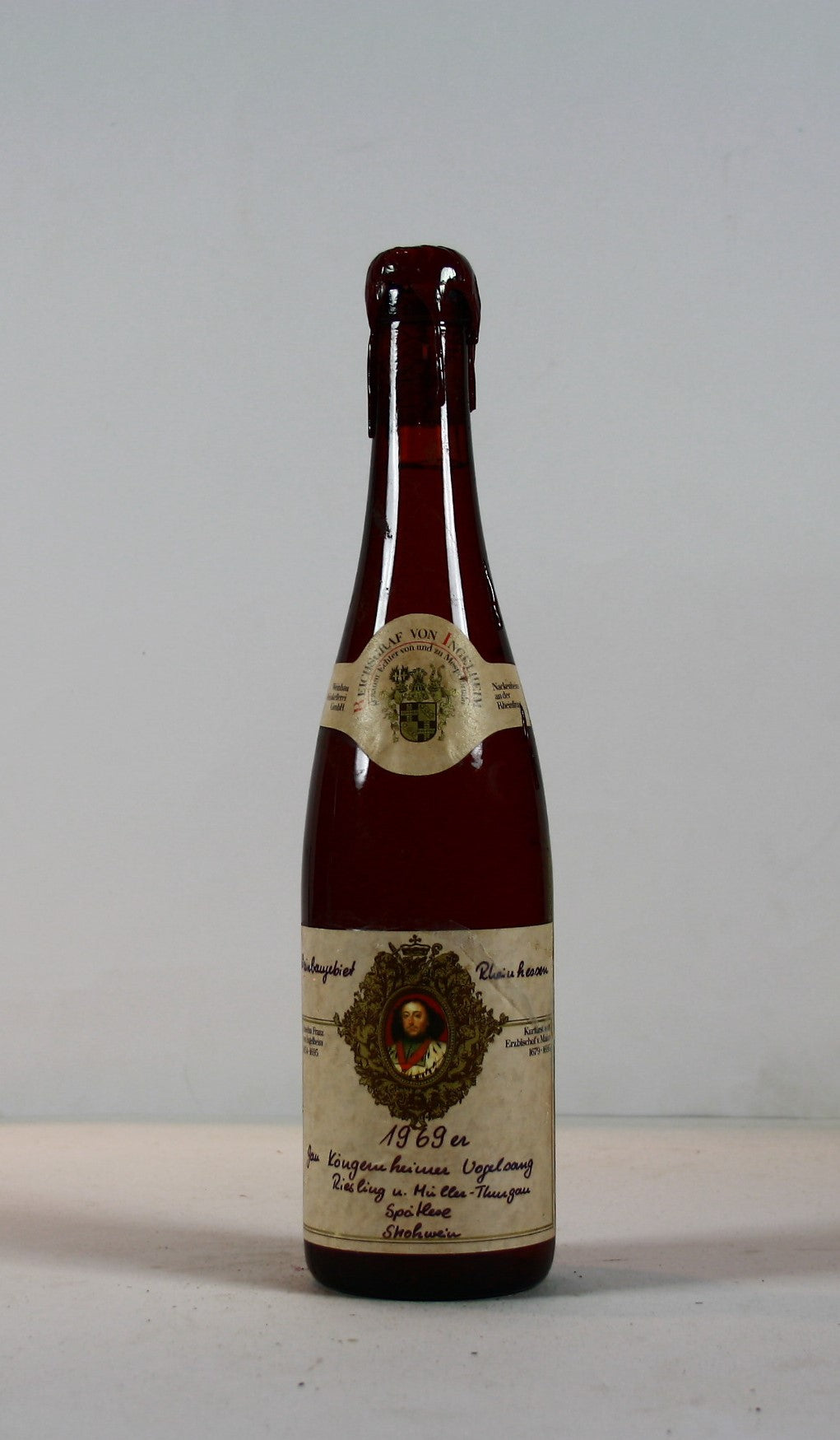 1969 Reichsgraf von Ingelheim, Rieslin u. Müller-Thurgau, Gau-Köngernheimer Vogelsang, Spätlese