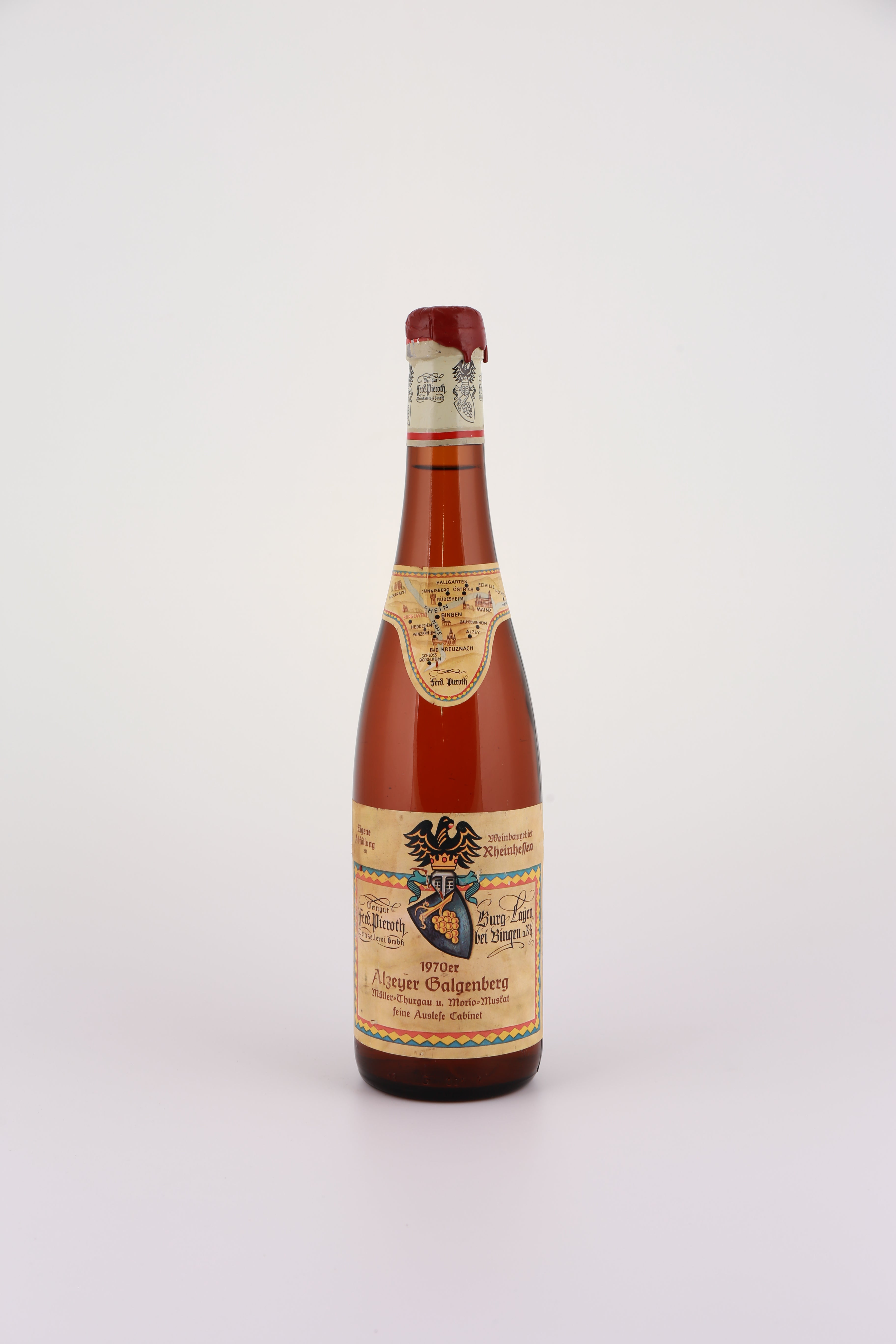 1970 Ferdinand Pieroth, Müller-Thurgau u. Morio-Muskat, Alzeyer Galgenberg, feine Auslese