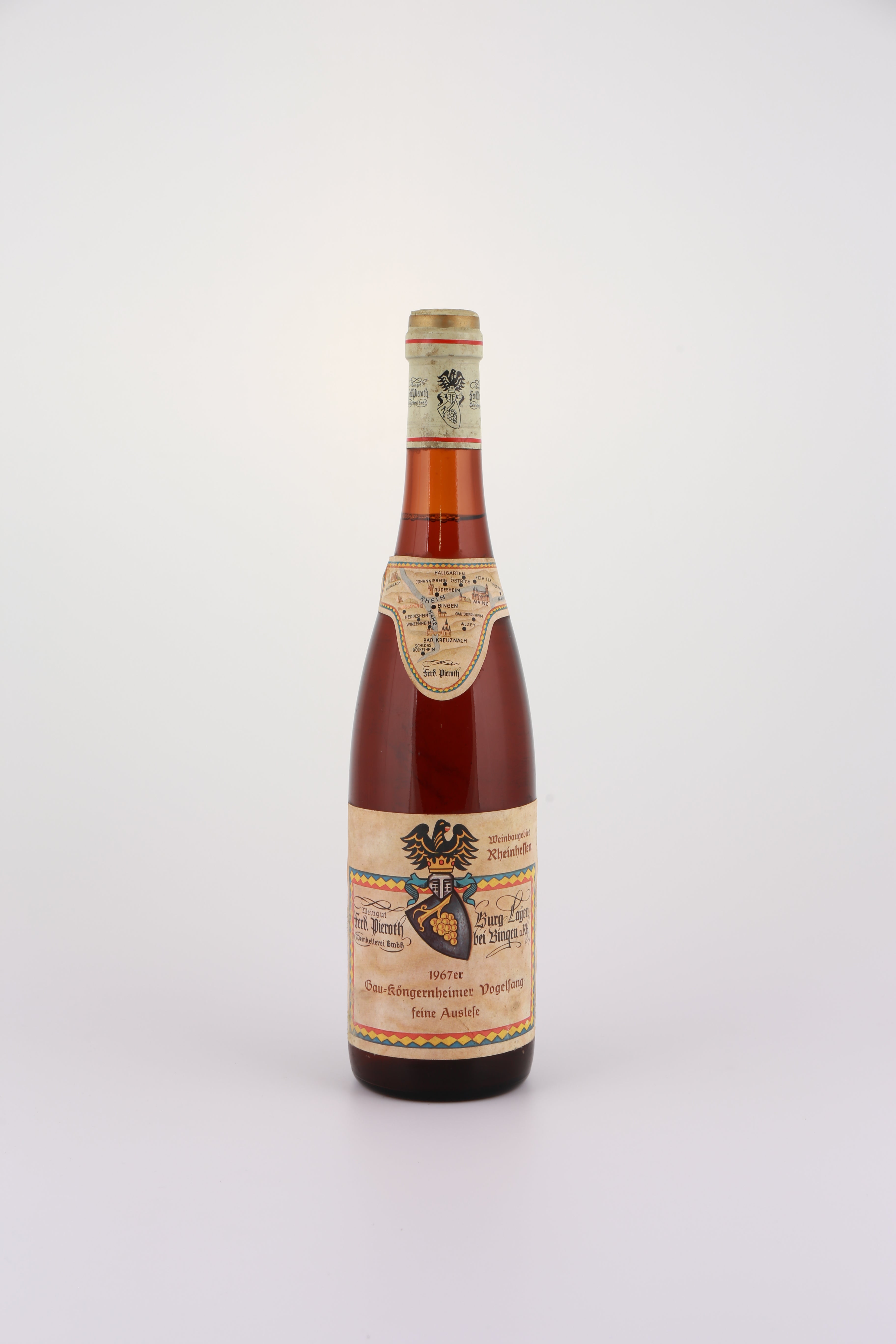 1967 Ferdinand Pieroth, unklar, Gau-Köngernheimer Vogelsang, feine Auslese