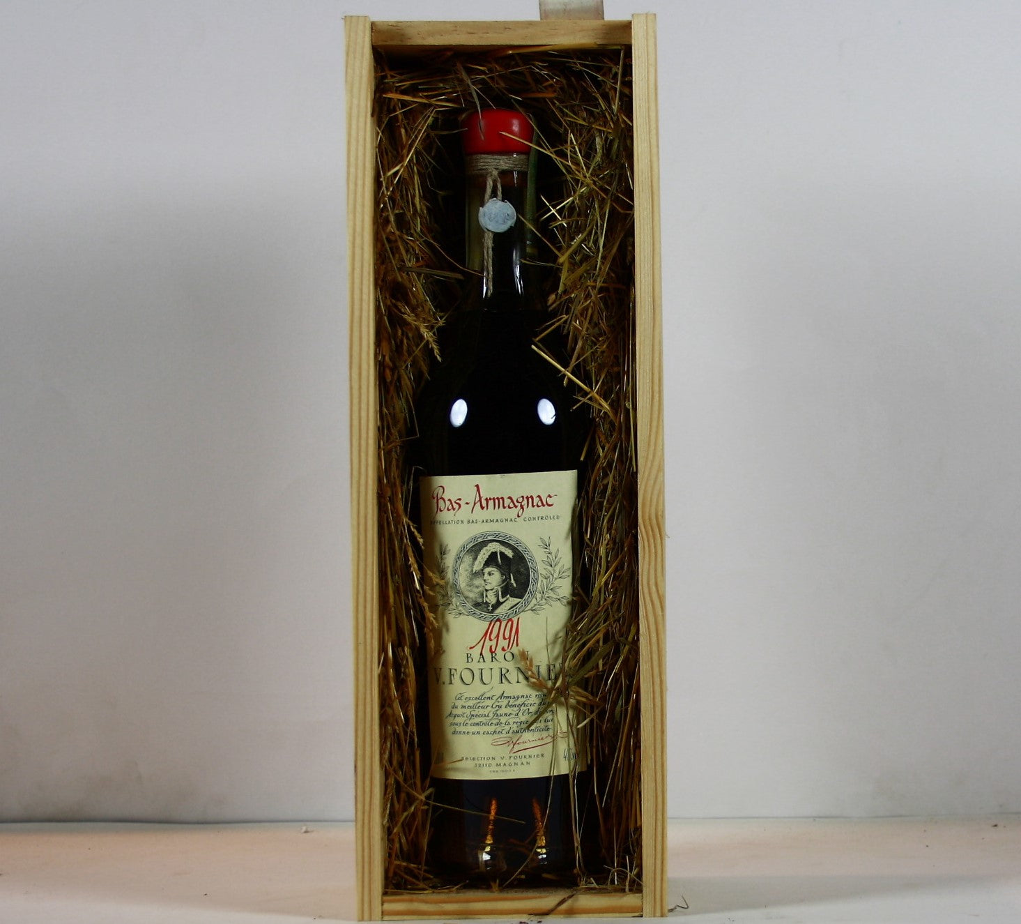 1991 Baron V. Fournier, Millésime, Holzkiste