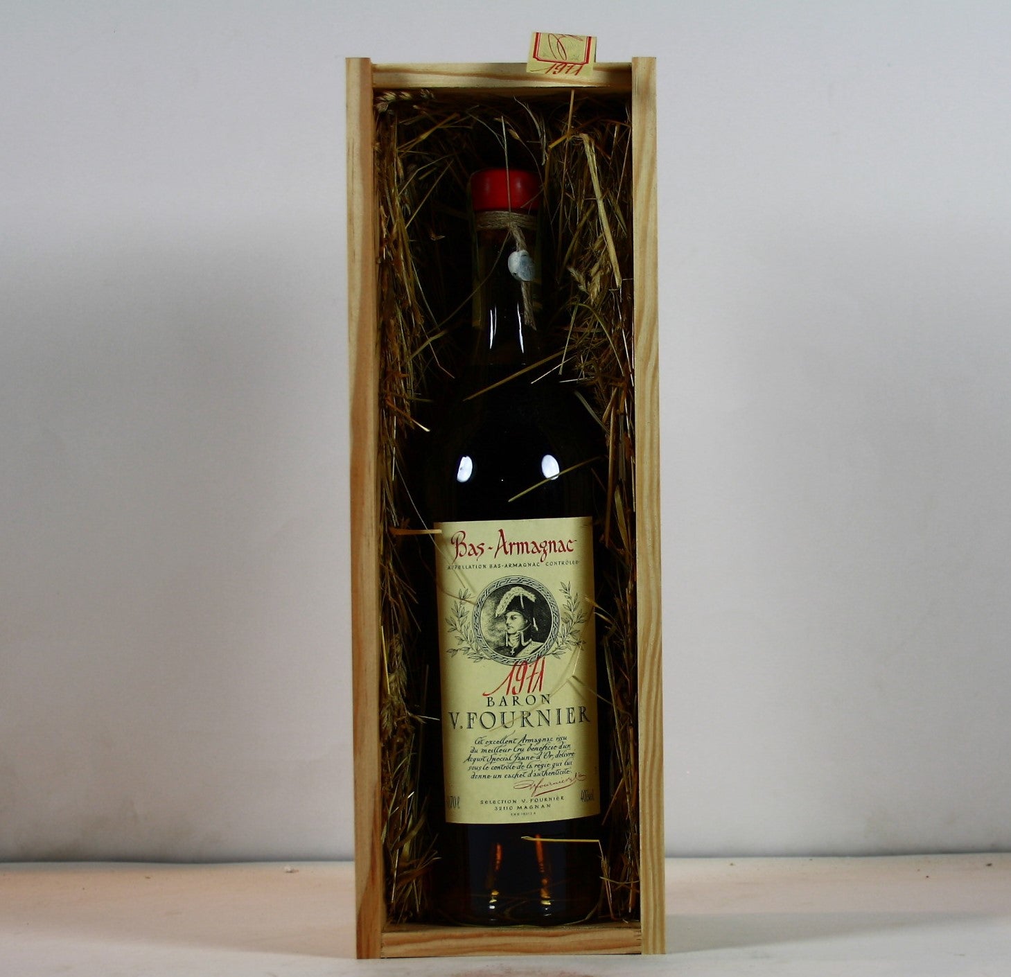 1971 Baron V. Fournier, Millésime, Holzkiste