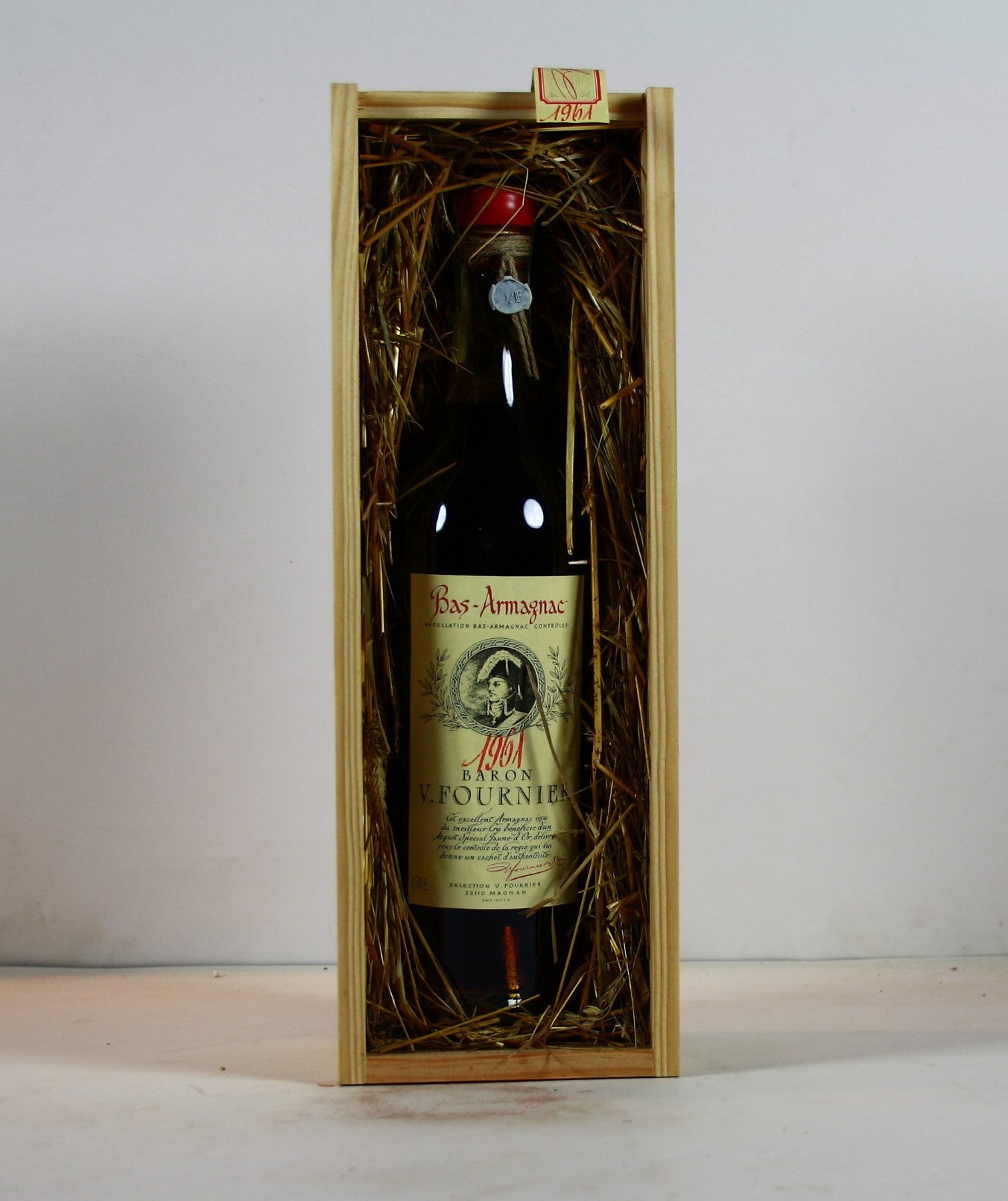 1961 Baron V. Fournier, Millésime, Holzkiste