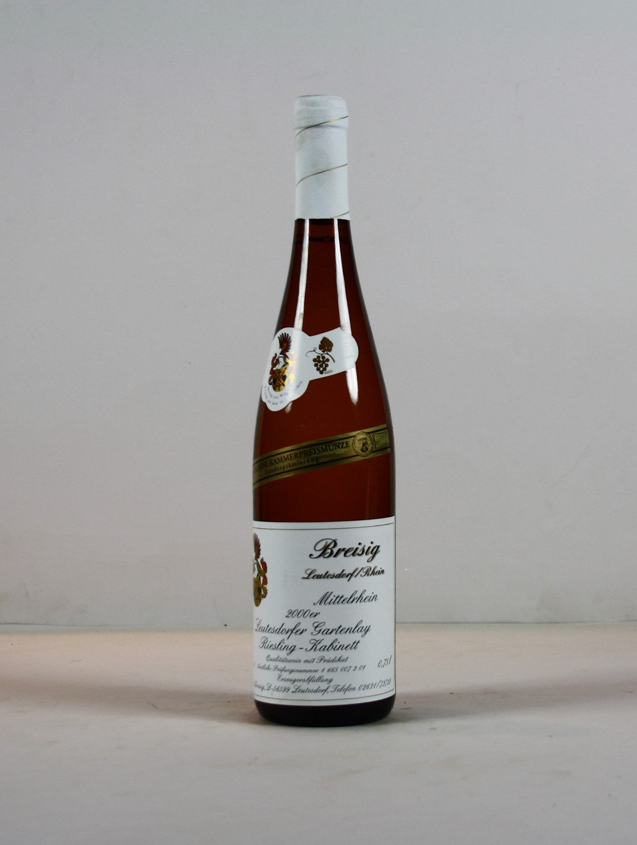 2000 Weingut Breisig, Riesling, Leutesdorfer Gartenley, Kabinett