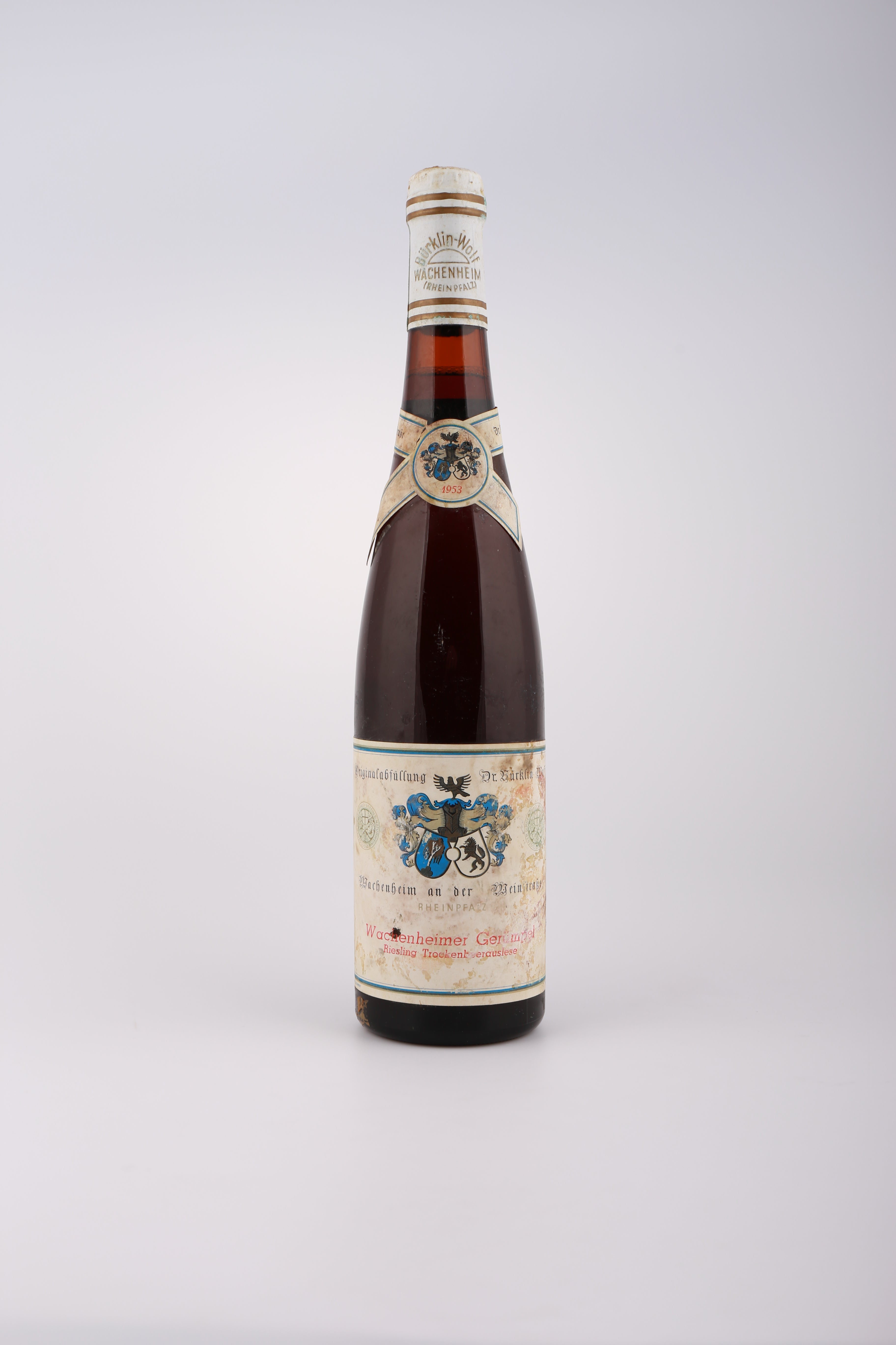 1953 Dr Bürklin Wolf, Riesling, edelsüß, Trockenbeerenauslese