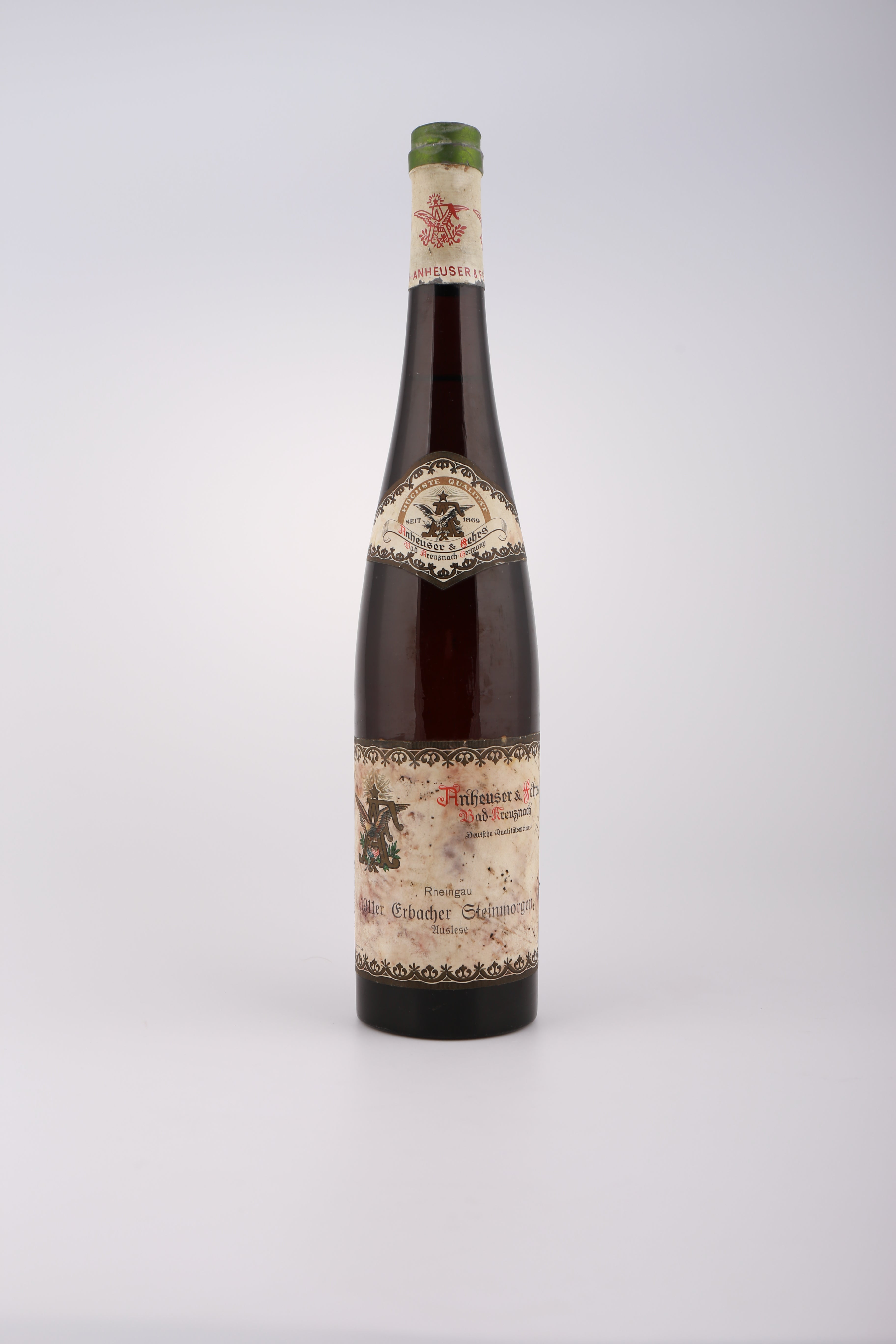 1911 August Anheuser, Riesling, fruchtig, Auslese