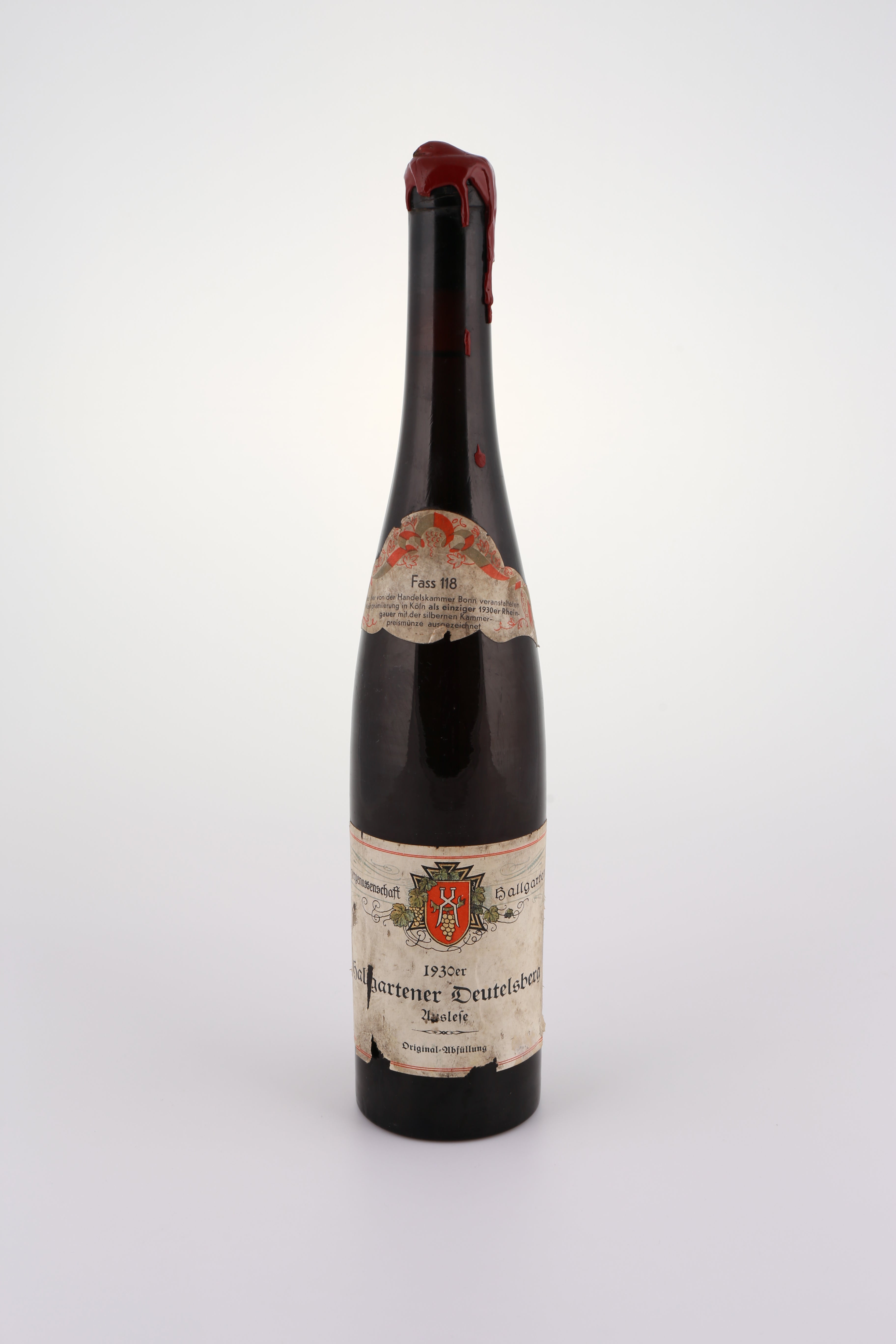 1930 Winzergenossenschaft Hallgarten, Riesling, Hallgartener Deutelsberg, Auslese