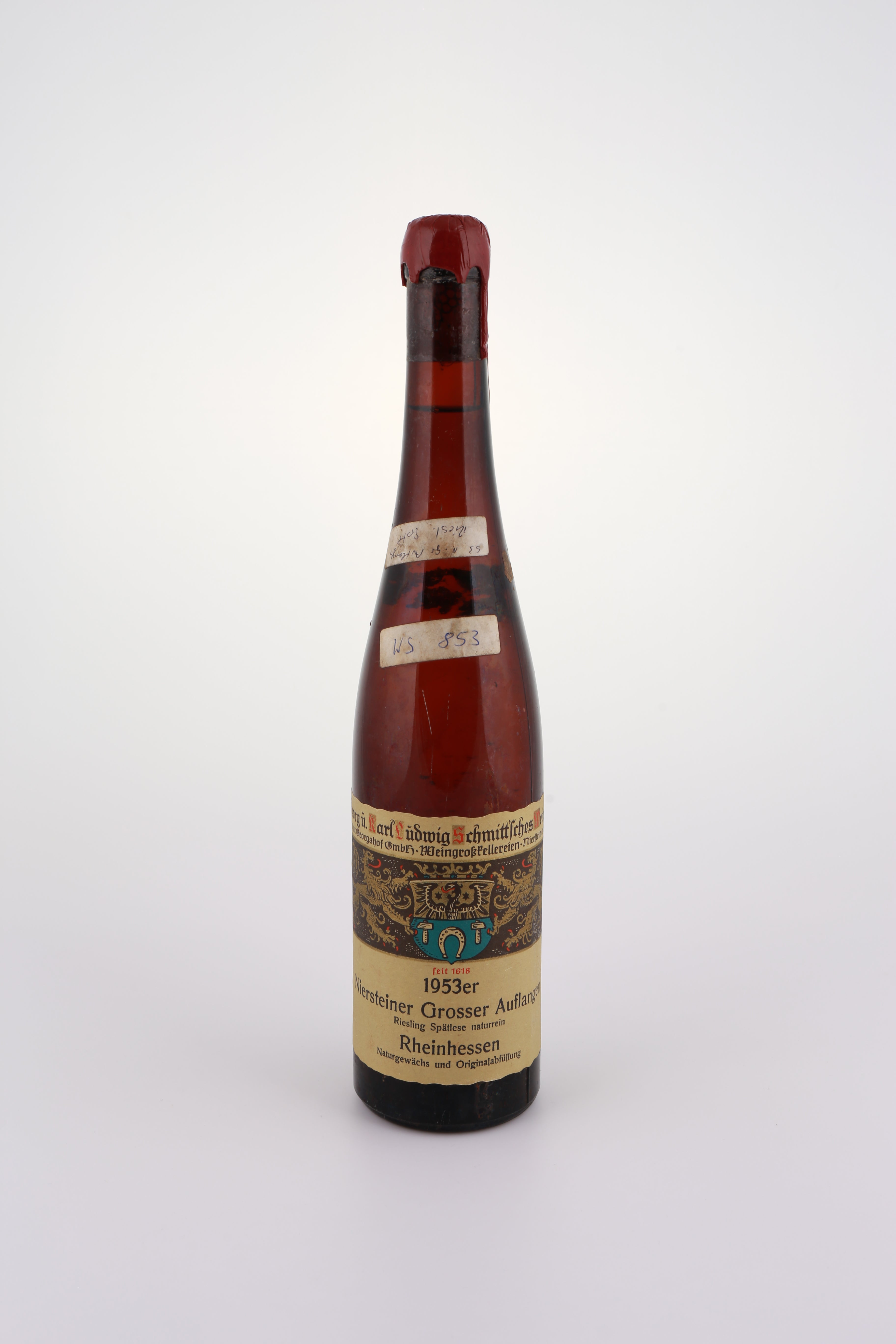 1953 Weingut Georgshof / Karl Ludwig Schmitt, Riesling, Spätlese, fruchtig, naturrein
