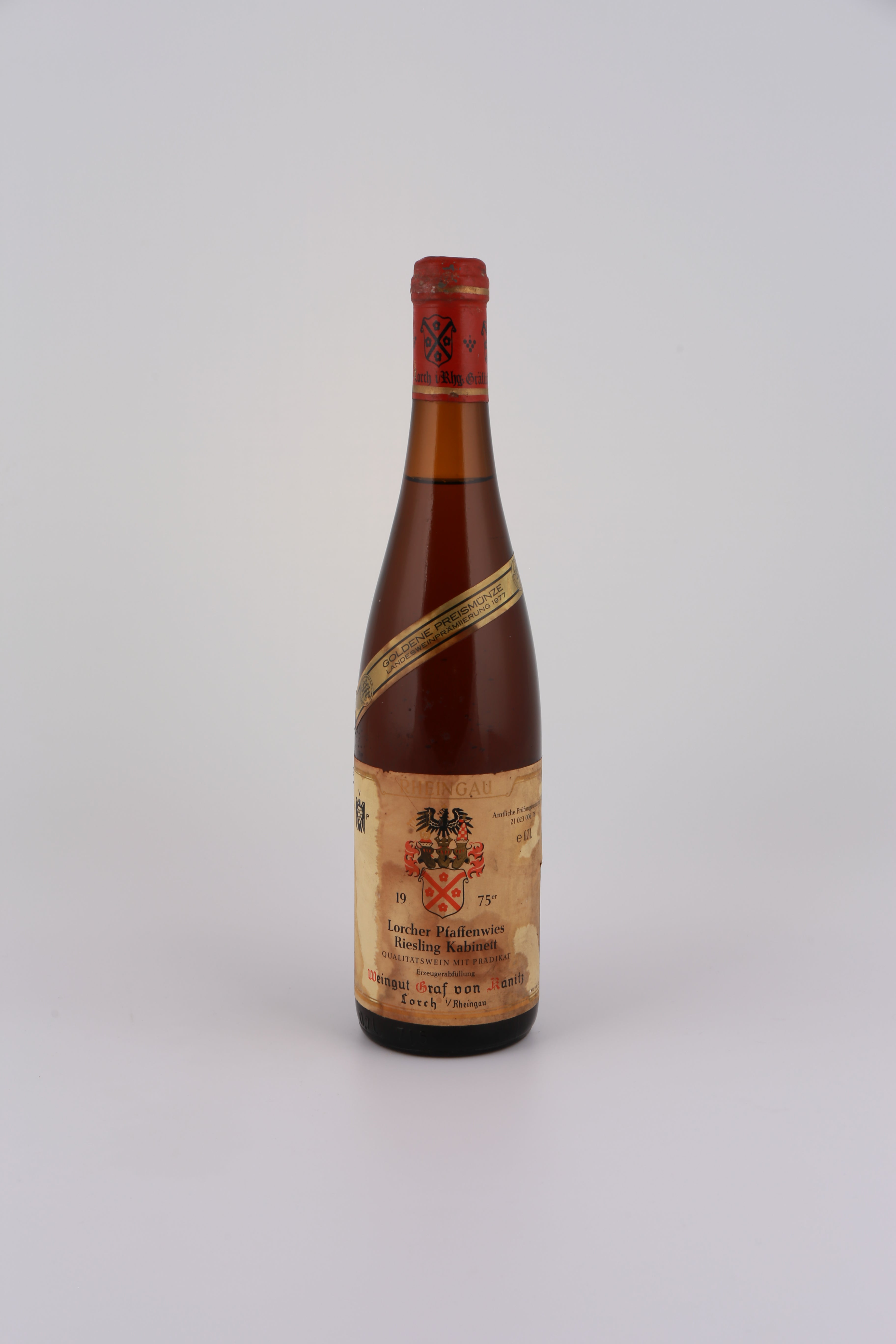 1967 Gräflich v. Kanitzisches Weingut, Riesling, Lorcher Pfaffenwies, Trockenbeerenauslese